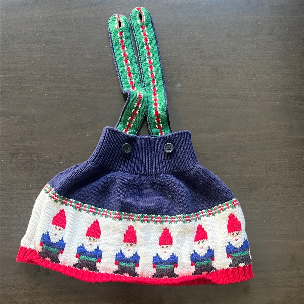 🎄 Hanna Andersson Baby Knit Gnome Dress – Size 50cm (0–3 mo) 🎄 - Picture 6 of 7
